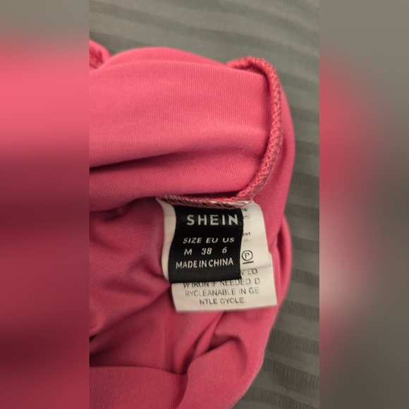 5 for $ 25 Bundle deal - Hot Pink one shoulder bodysuit - Picture 3 of 4